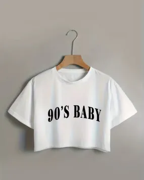 90’s Baby T-Shirt Crop Top