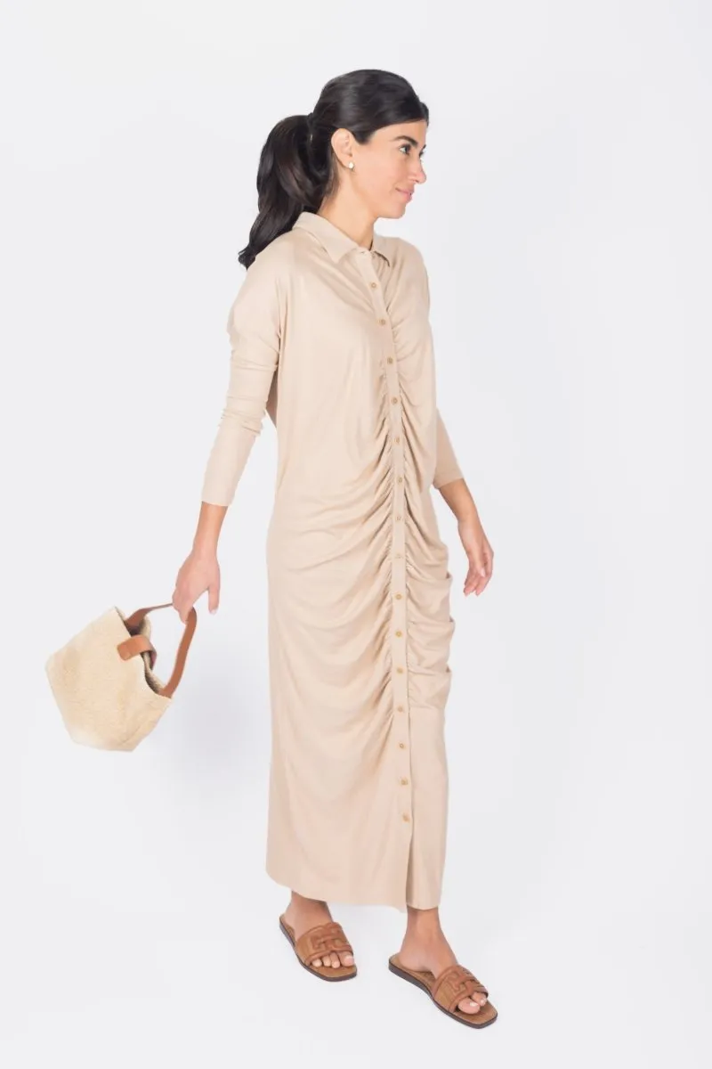 ADEN DRESS (BEIGE)