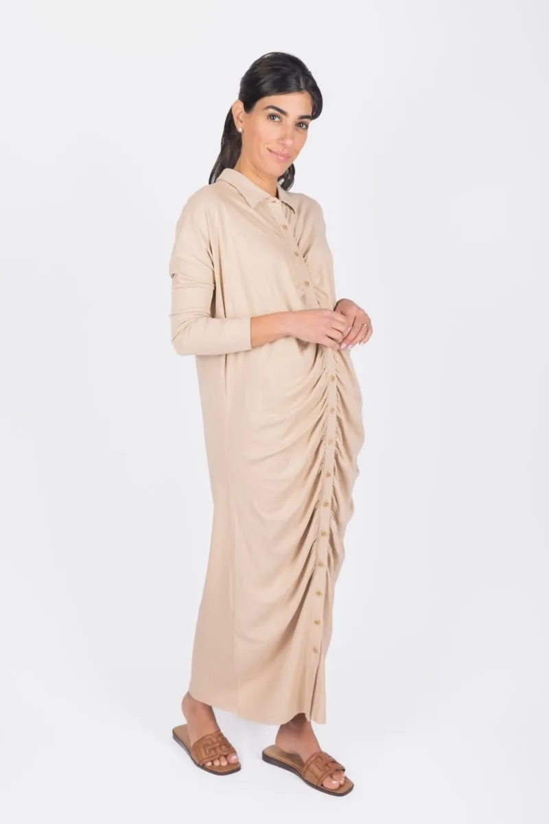 ADEN DRESS (BEIGE)