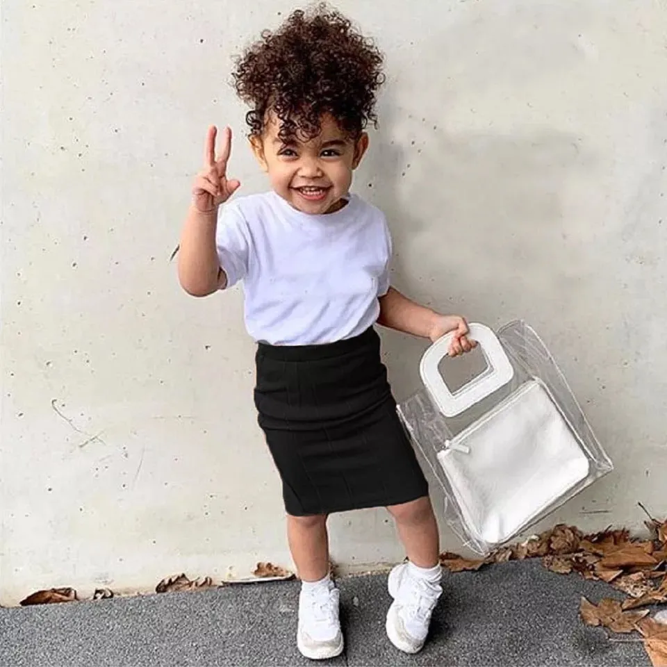 Autumn Icon Ribbed Skirt