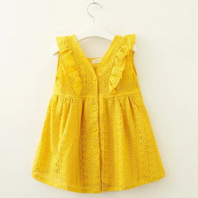Bear Leader Girls Dress 2019 New Summer Brand Girls Clothes Lace And Ball Design Baby Girls Dress Party Dress For 3-7 Years