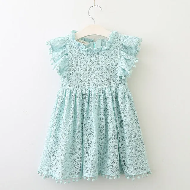 Bear Leader Girls Dress 2019 New Summer Brand Girls Clothes Lace And Ball Design Baby Girls Dress Party Dress For 3-7 Years