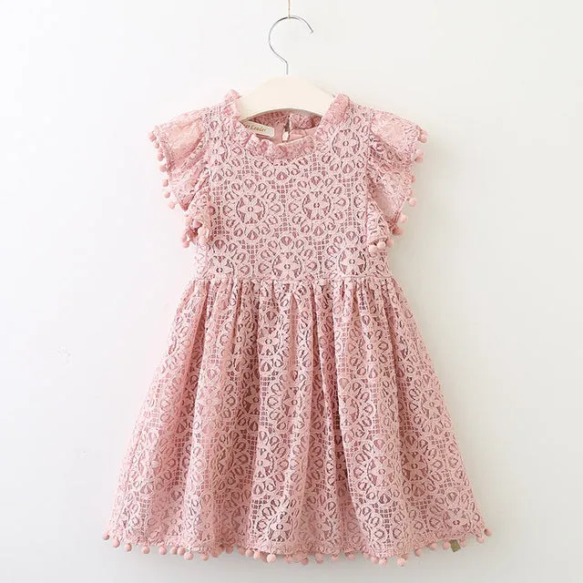 Bear Leader Girls Dress 2019 New Summer Brand Girls Clothes Lace And Ball Design Baby Girls Dress Party Dress For 3-7 Years