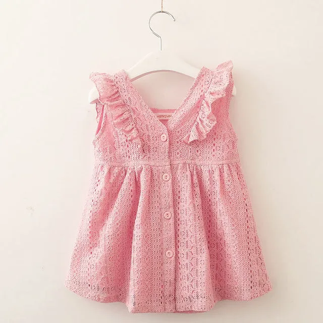 Bear Leader Girls Dress 2019 New Summer Brand Girls Clothes Lace And Ball Design Baby Girls Dress Party Dress For 3-7 Years