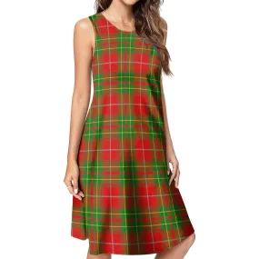 Burnett Tartan Womens Casual Dresses