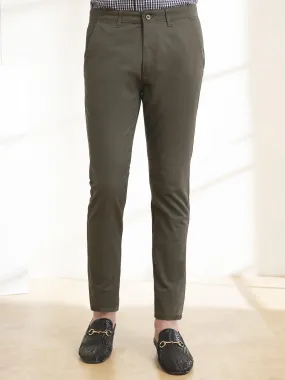 CASUAL PANT SLIM FIT CROSS POCKET OLIVE