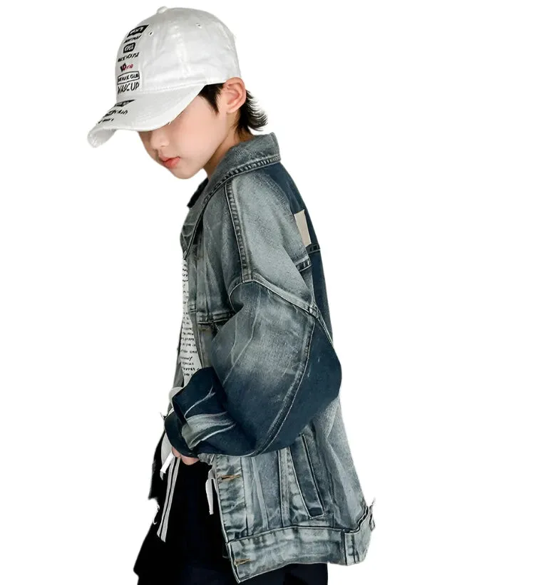 Color Block Denim Jacket
