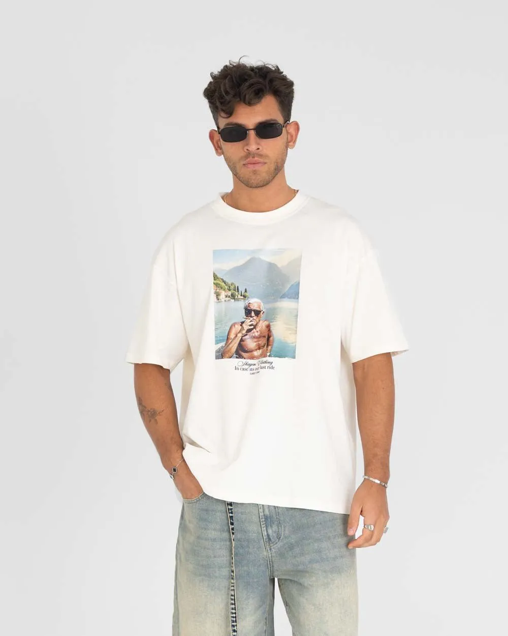 Como Graphic tee Hvid