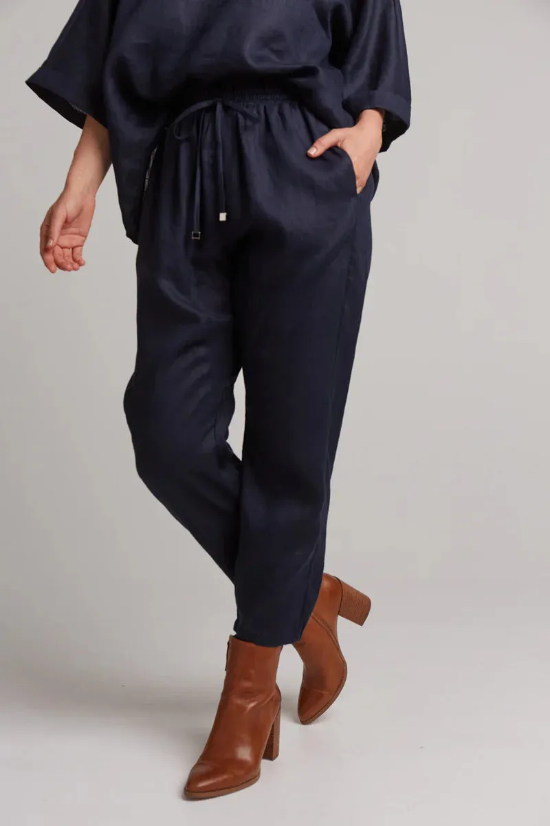 Eb & Ive 'Studio Relax Pant' - Navy