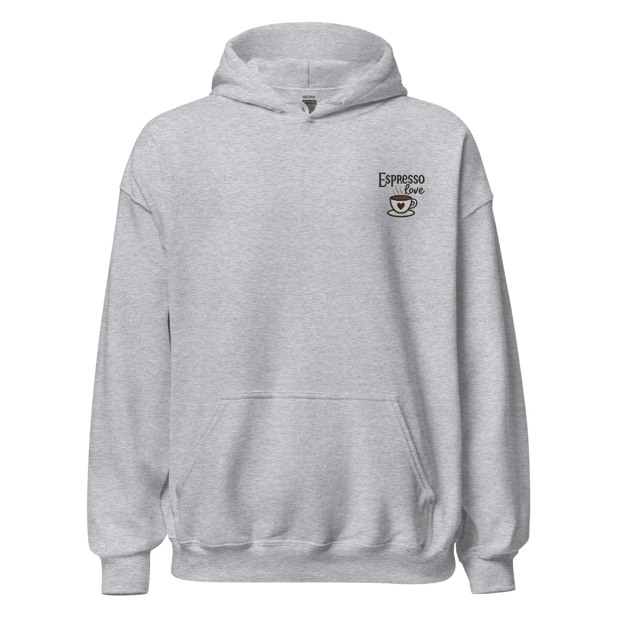 Espresso Love - Cozy Valentine’s Day Hoodie - Romantic Designs for 2025