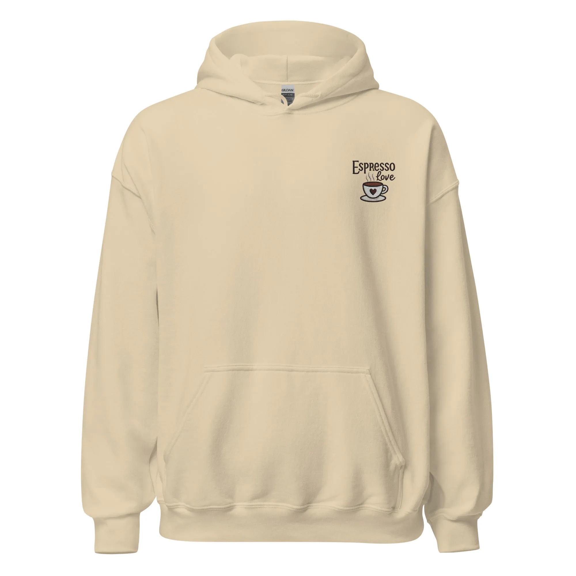 Espresso Love - Cozy Valentine’s Day Hoodie - Romantic Designs for 2025