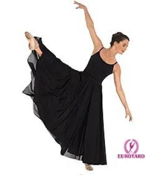 Eurotard Women's Plus Size Floor Length Skirt