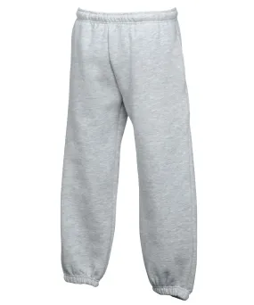 Heather Grey - Kids premium elasticated cuff jog pants