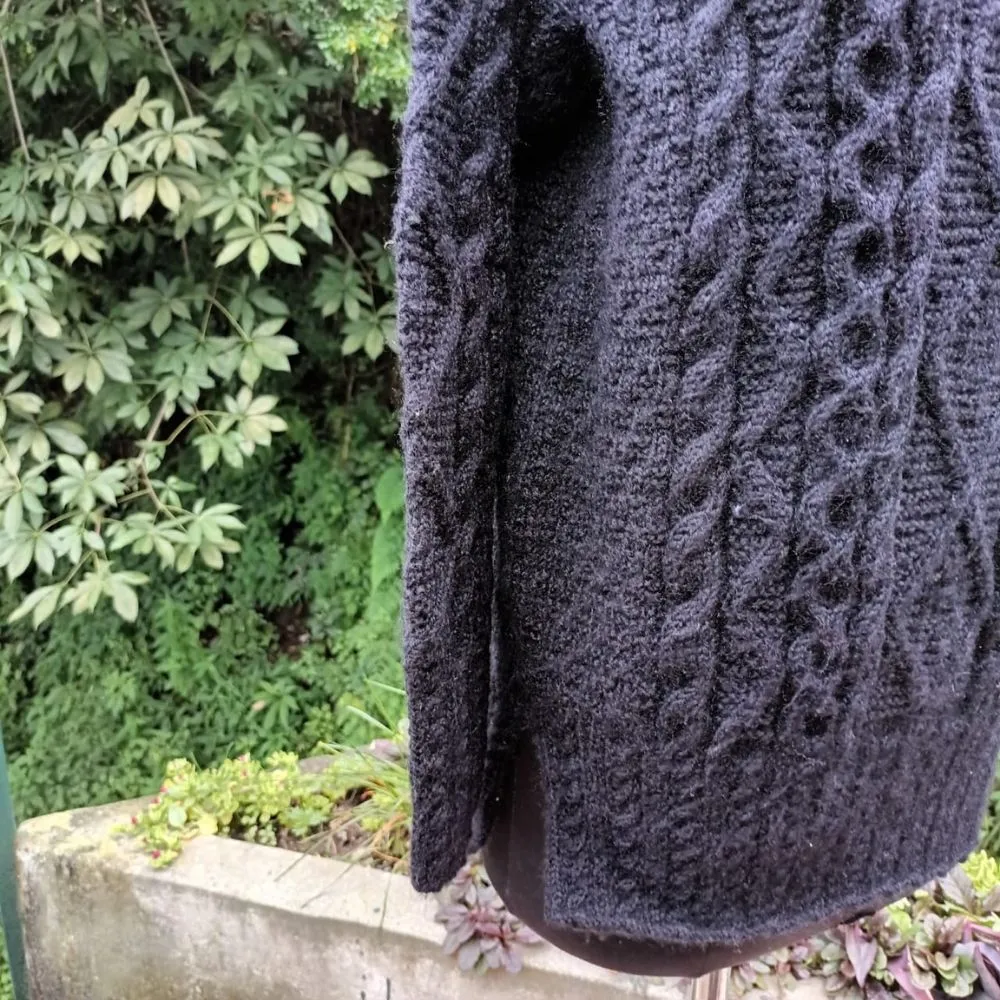 High Neck Sweater | Women Winter Wear | Hand Knit | Woollen | Fog Gray