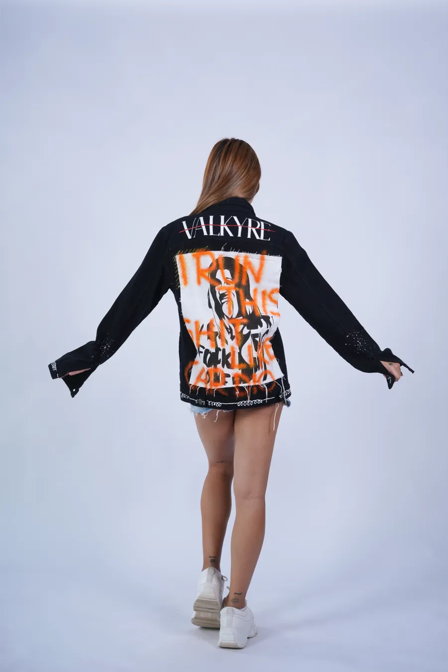 I RUN THIS SHIT LIKE CARDIO' VANDALISM VALKYRE JACKET