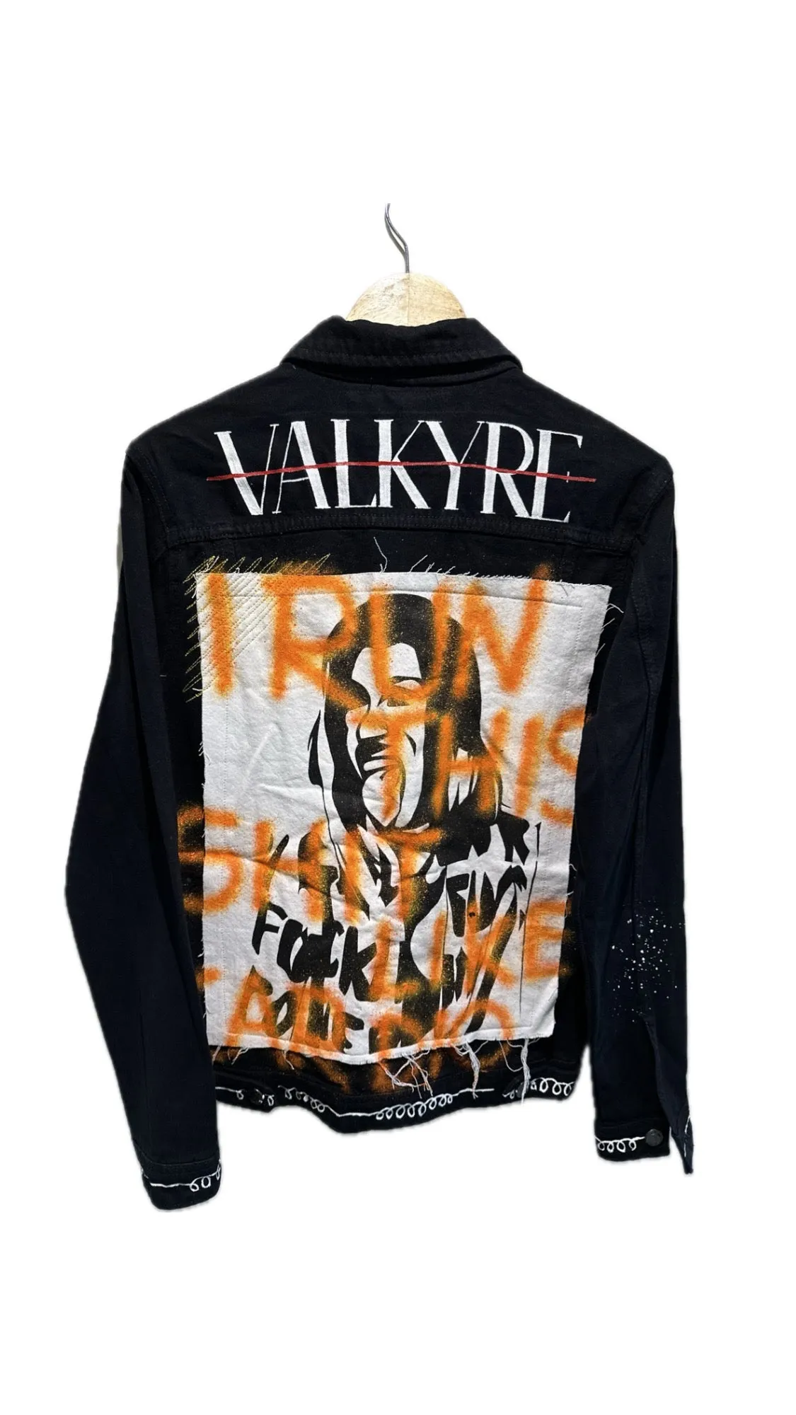 I RUN THIS SHIT LIKE CARDIO' VANDALISM VALKYRE JACKET
