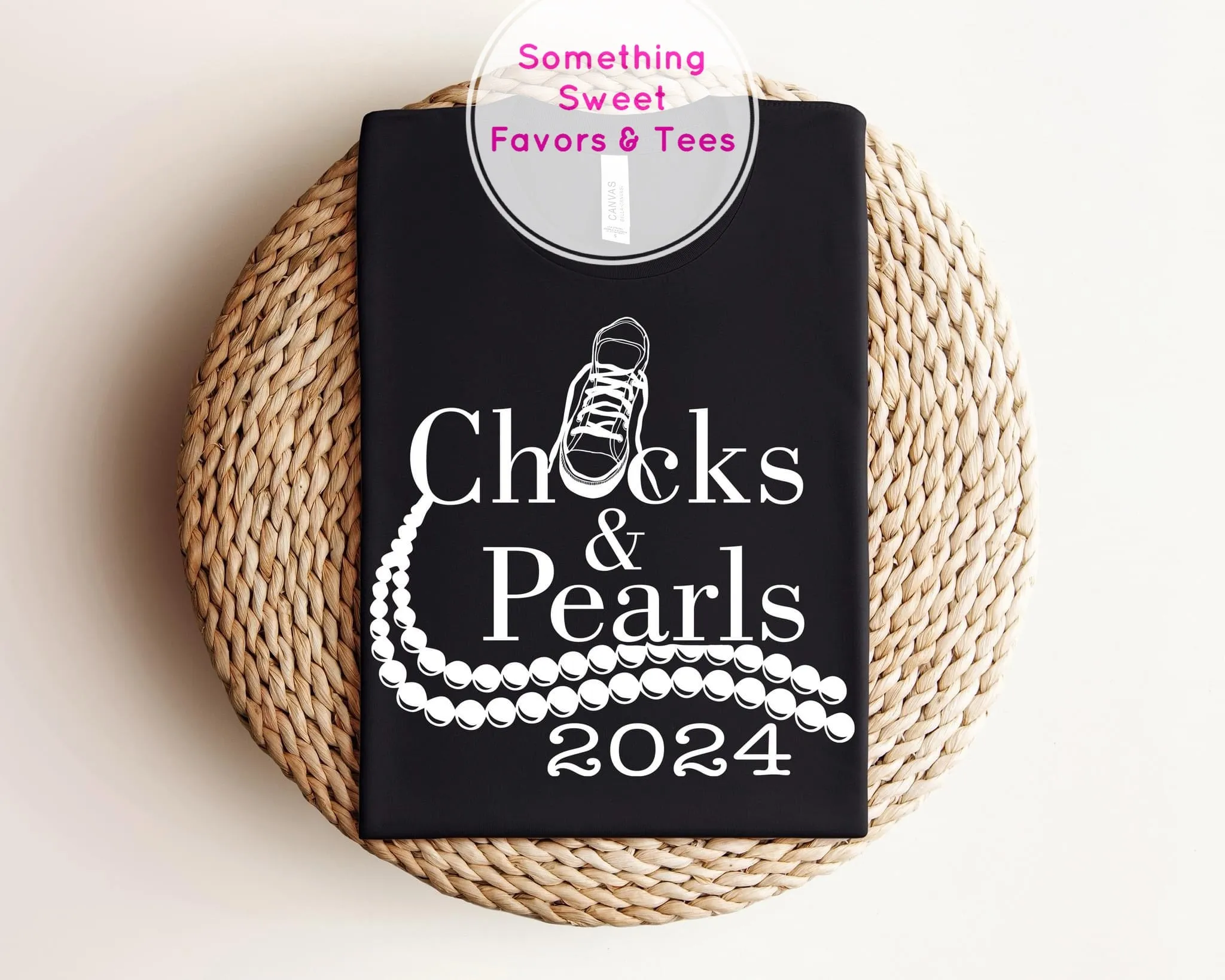 Kamala Harris Chucks And Pearls