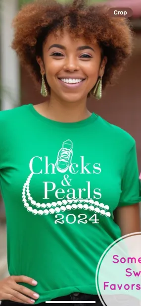 Kamala Harris Chucks And Pearls