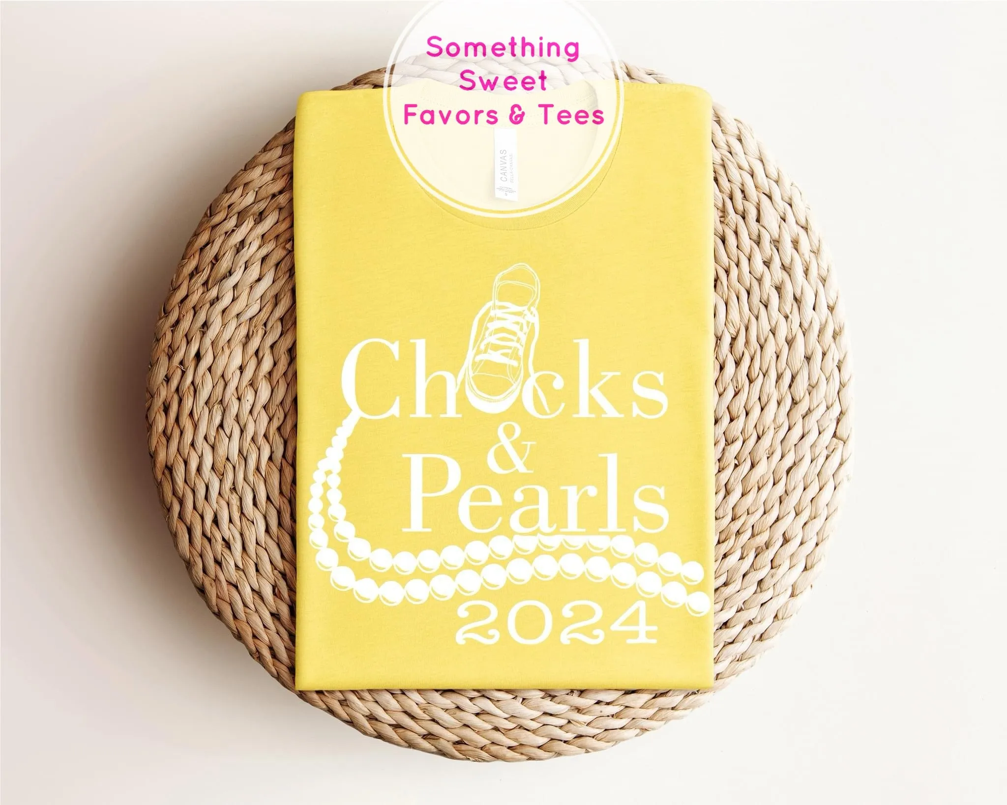 Kamala Harris Chucks And Pearls