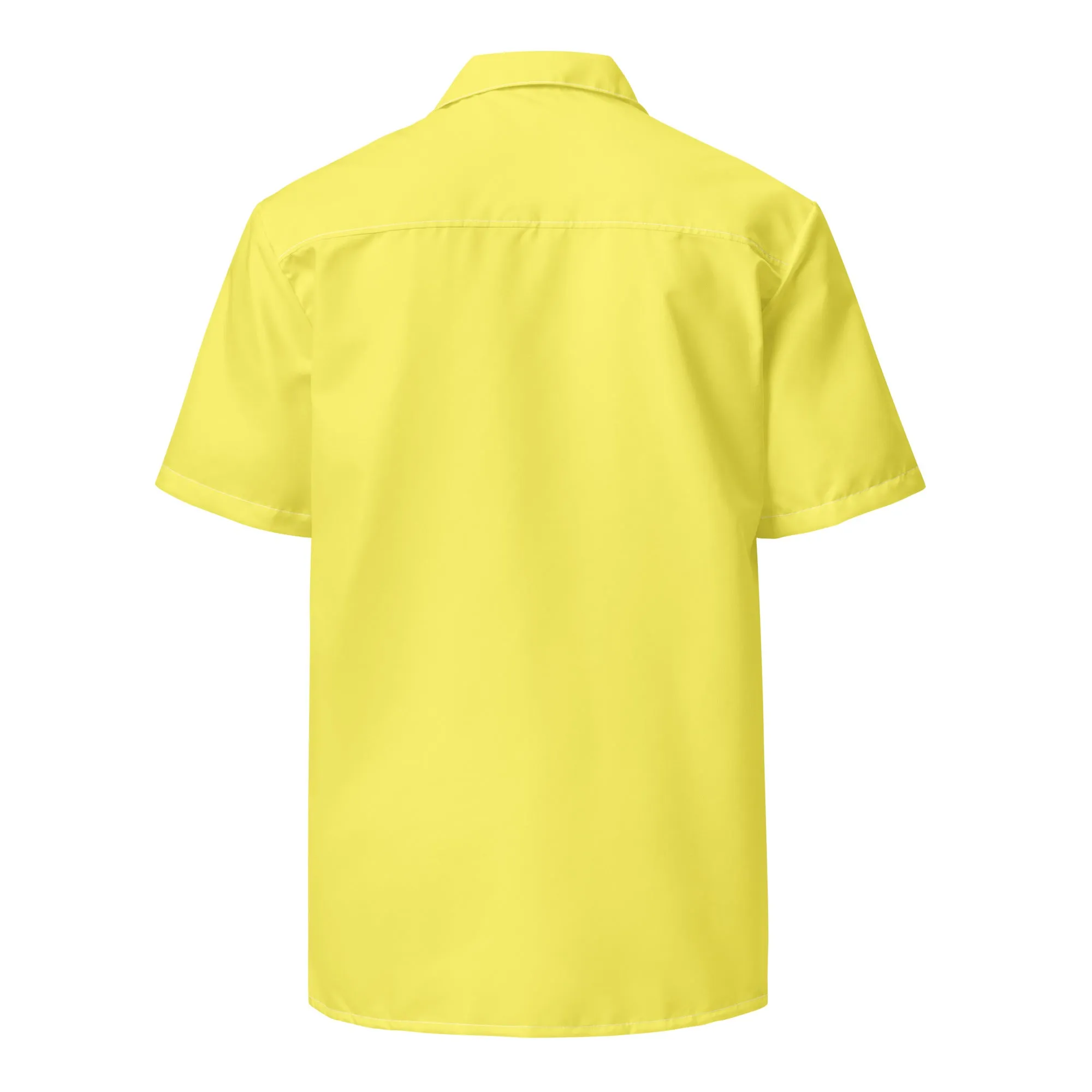 Labelless Banana Yellow Button Down Camp Shirt