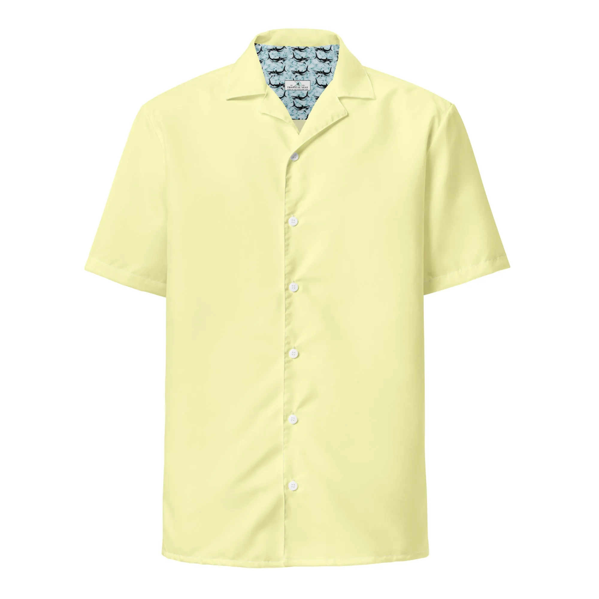 Labelless Butter Yellow Button Down Camp Shirt