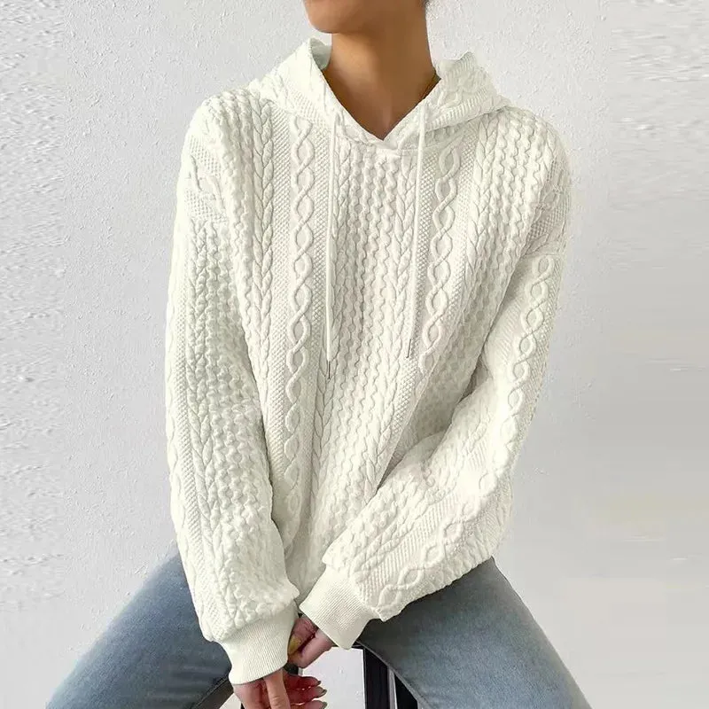 Lady Glams Autumn Winter Casual Hoodie: Cozy Up in Style