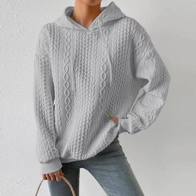 Lady Glams Autumn Winter Casual Hoodie: Cozy Up in Style