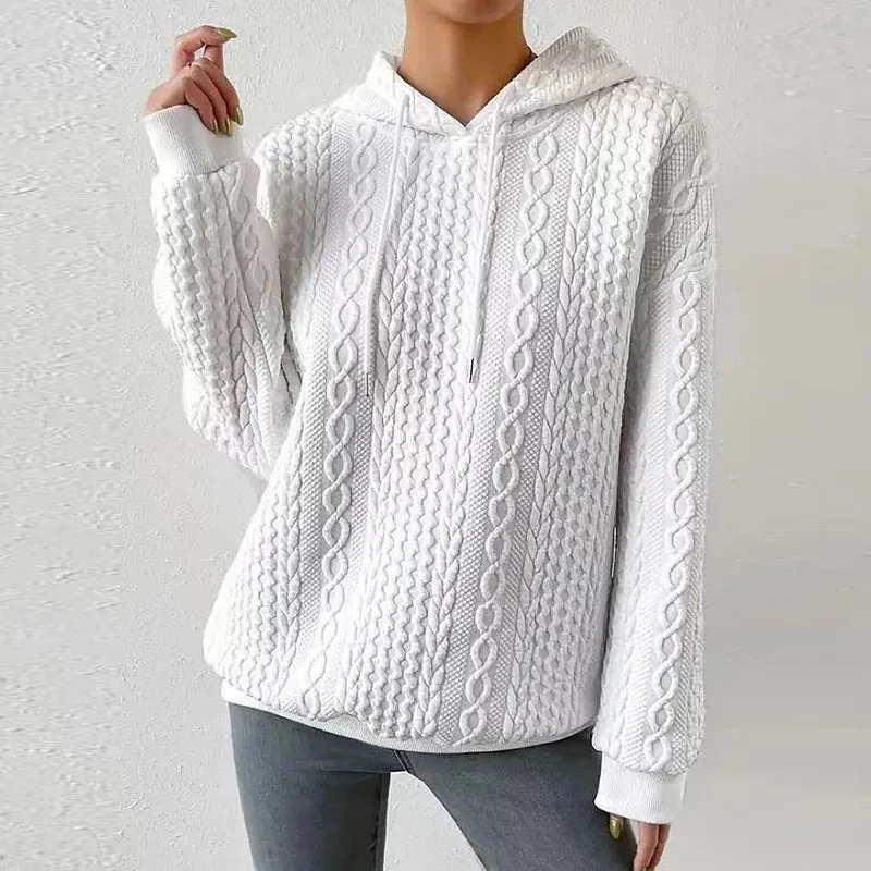 Lady Glams Autumn Winter Casual Hoodie: Cozy Up in Style
