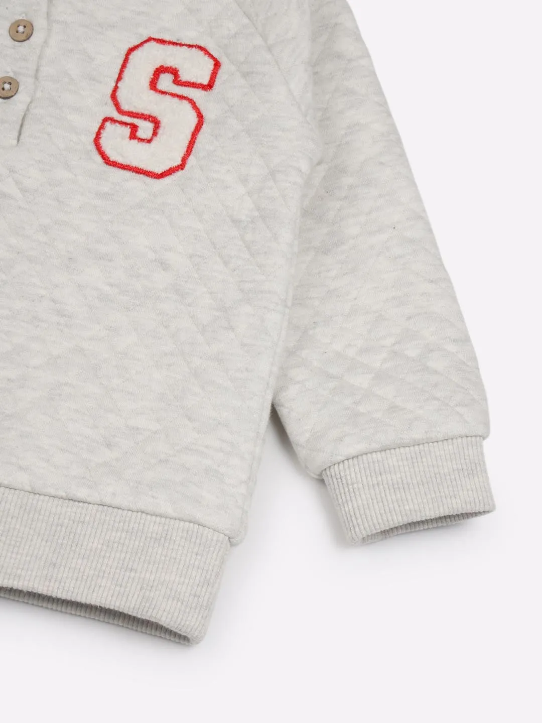 Little Masters Quilted Sweat & Joggers Set