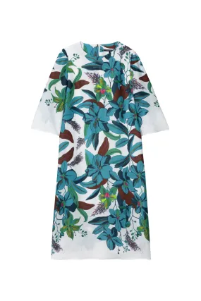 LUISA CERANO White Floral Dress