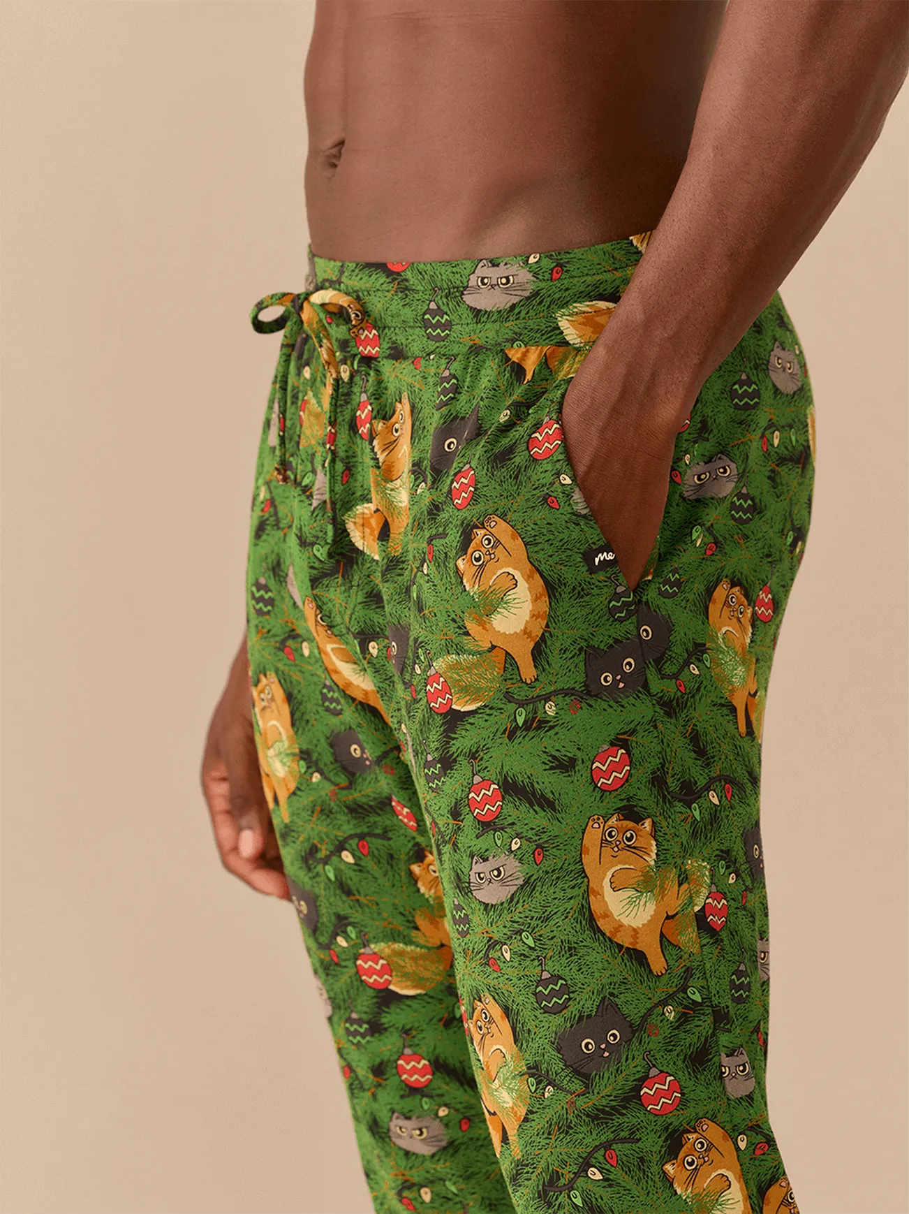 Men's Modal Jogger | Meowy Christmas