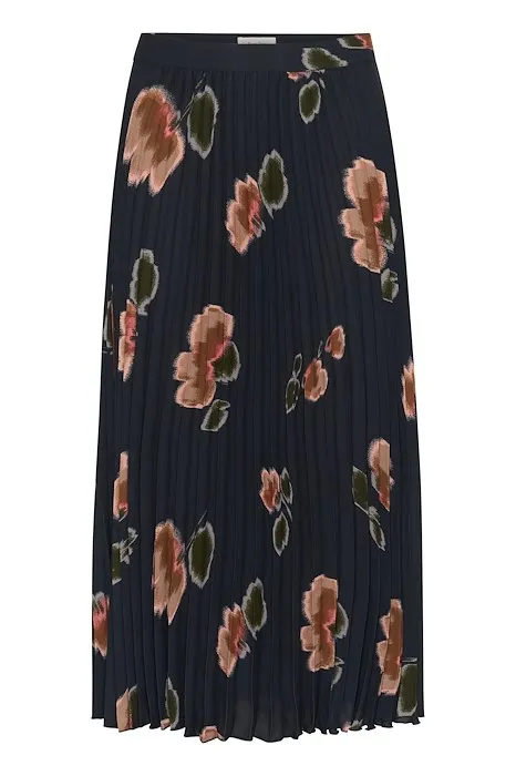 Part Two Priyanka Floral Print Pleated Midi Skirt