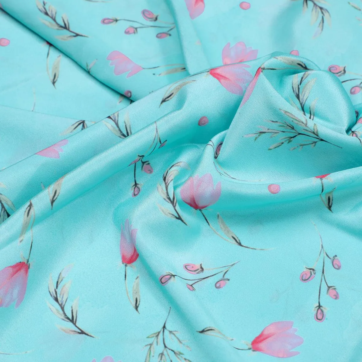 Romantic And Feminine Digital Printed Fabric - Crepe