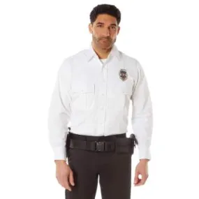 Rothco Long Sleeve Uniform Shirt / White