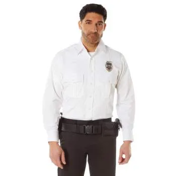 Rothco Long Sleeve Uniform Shirt / White