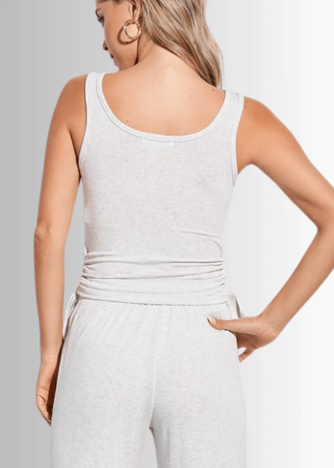 Tank and Jogger 2 Piece Set in Gray