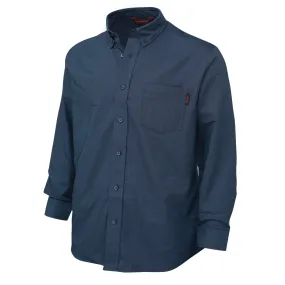 Tough Duck Men's Uniform Work Shirt WS13 - Cotton/Poly Oxford Long Sleeve, Button Down, Wrinkle Resistant, Durable, Comfortable | Sizes XS-3XL