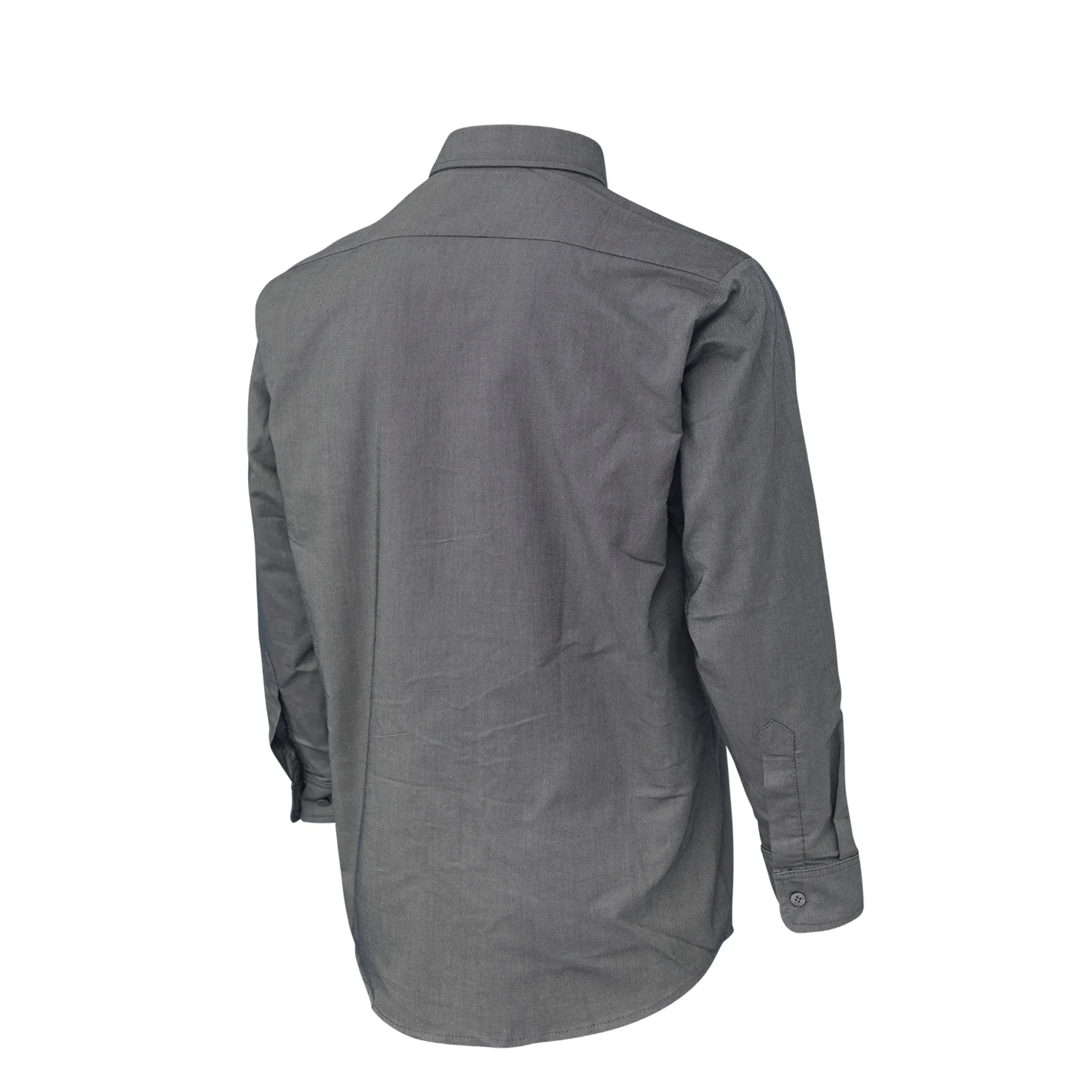 Tough Duck Men's Uniform Work Shirt WS13 - Cotton/Poly Oxford Long Sleeve, Button Down, Wrinkle Resistant, Durable, Comfortable | Sizes XS-3XL