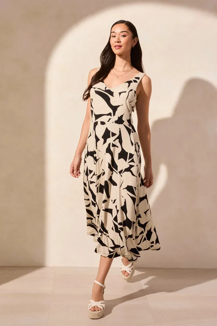 TR1677o High Low Sleveless Dress