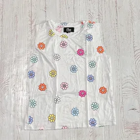 Tween Tops | White Tank with All Over Daisies | Flowers by Zoe