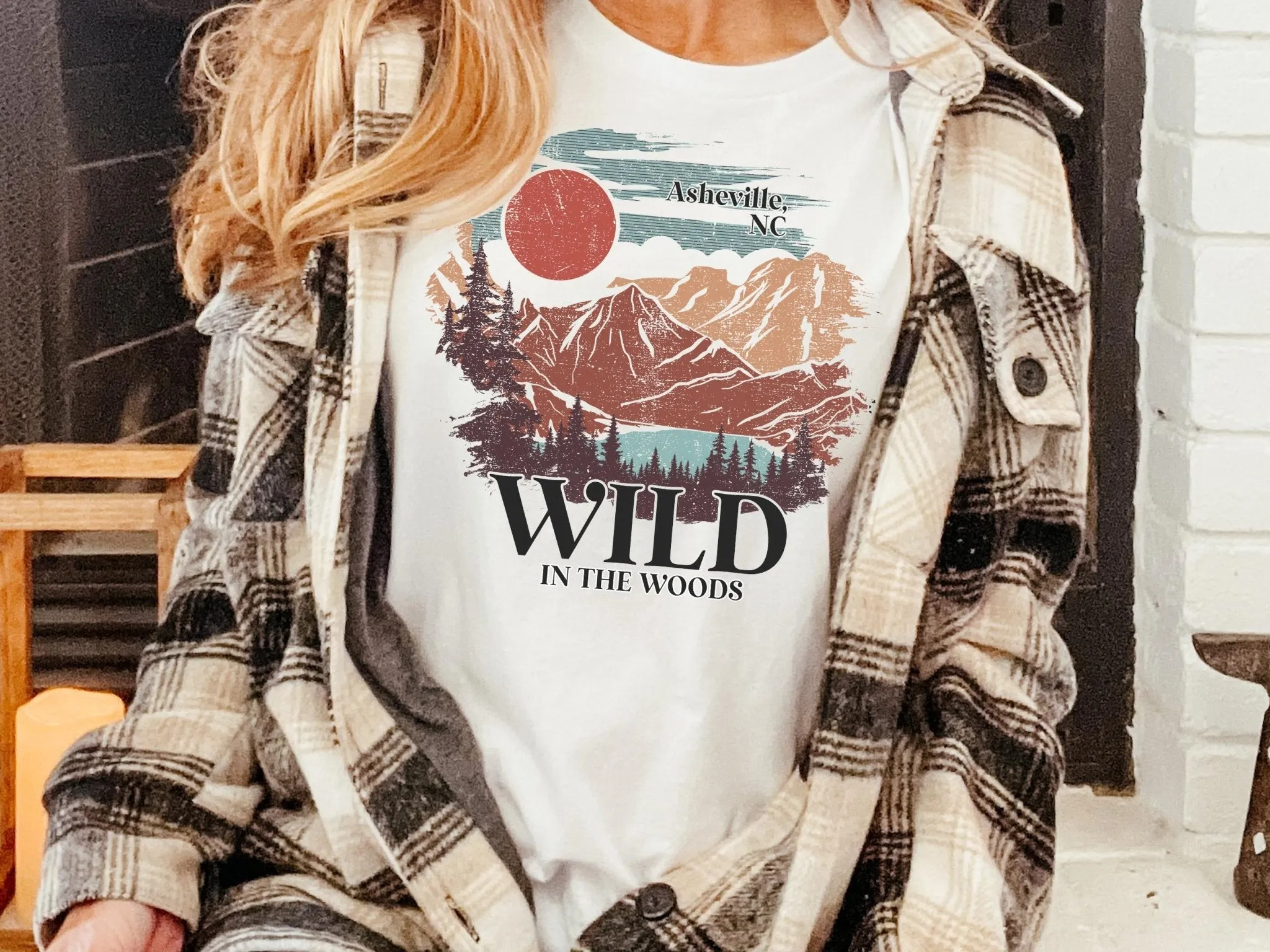 Wild in the Woods Bachelorette Shirts, Bridal Party in Asheville Shirts